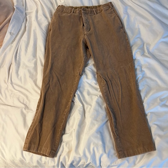 Men's Medium Uniqlo Tan Corduroy Pants - Picture 1 of 5